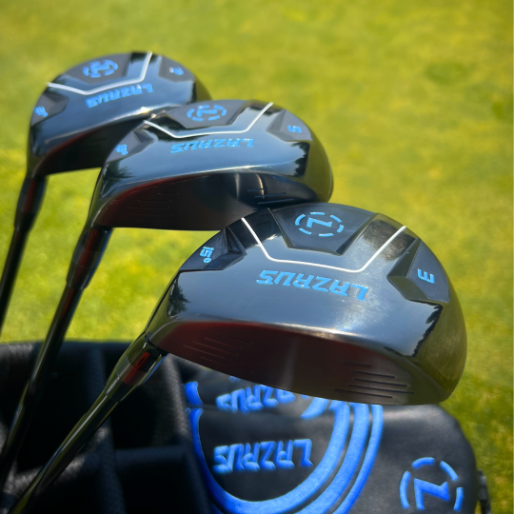 Lazrus Golf Fairway Woods Set (3,5,7 Right & Left Hand) & Free Head Covers
