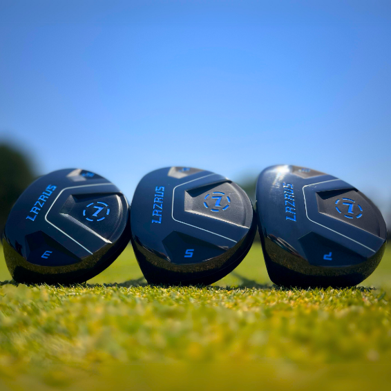 Lazrus Golf Fairway Woods Set (3,5,7 Right & Left Hand) & Free Head Covers